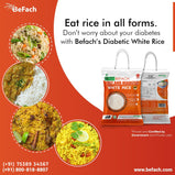 Diet & Diabetic Befach Rice | Bulk Pack | Low GI and Low Sugar | White Rice