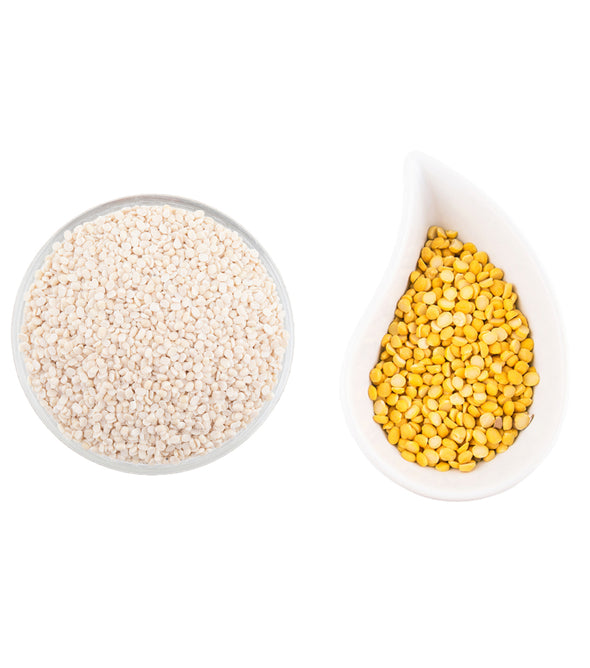 Naturefest Premium Unpolished Toor 1KG & Urad Dal 1KG Combo | Sundried Pulses | High In Protein & Fibre | No Preservatives | Net.wt.2Kg