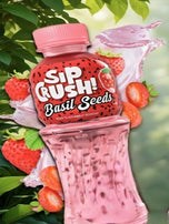 250ml Sip Crush Basil Seeds - Strawberry