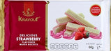 Kravour Strawberry Wafer Biscuit 60Gm