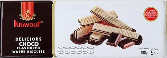 Kravour Choco Wafer Biscuit 100Gm