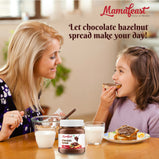 Mamafeast Chocolate Spread Hazelnut 200G | Smooth Delicious Made With Cocoa | Best For Chocolate Dishes Bread Cakes Shakes 200G | Pack of 2 400 G