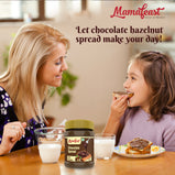 Mamafeast Chocolate Spread Hazelnut | Smooth Delicious Made With Cocoa | Best For Chocolate Dishes Bread Cakes Shakes Dosa Roti | 350G