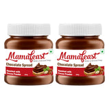 Mamafeast Chocolate Spread Hazelnut 200G | Smooth Delicious Made With Cocoa | Best For Chocolate Dishes Bread Cakes Shakes 200G | Pack of 2 400 G