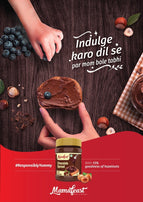 Mamafeast Chocolate Spread Hazelnut 200G | Smooth Delicious Made With Cocoa | Best For Chocolate Dishes Bread Cakes Shakes 200G | Pack of 2 400 G