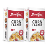 Mamafeast Cornflakes 250G X2P | Breakfast Cereals | Low Fat Healthy Grain Snack | High In Iron Vitamin B And C | Cholesterol-Free | 500 Gm