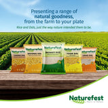 Naturefest Premium Unpolished Toor 1KG & Moong Dal 1KG Combo | Sundried Pulses | High In Protein & Fibre | No Preservatives | Net.wt.2Kg