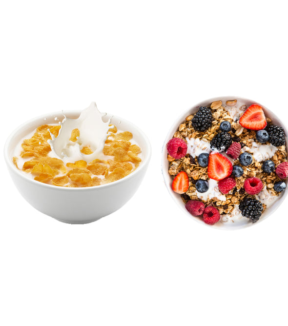 Mamafeast Cornflakes 500g + Muesli Fruit & Nut 400g | Break fast Cereals | High in Iron | High in B Group Vitamins | (Pack of 2) 900g