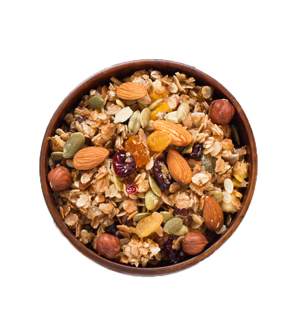 Mamafeast Muesli Nuts Delight 400g | Breakfast Cereal | Cholesterol Free | Whole Grains | Finest Dry fruit Nuts | No Sugar Infused |400g