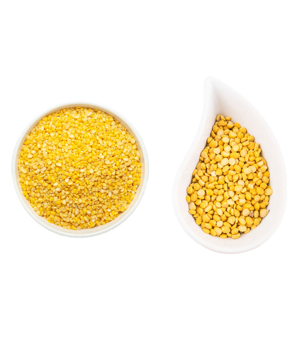 Naturefest Premium Unpolished Toor 1KG & Moong Dal 1KG Combo | Sundried Pulses | High In Protein & Fibre | No Preservatives | Net.wt.2Kg