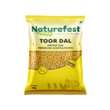 Naturefest Basket Contains 1kg pack each of Basmati Rice, Moong Dal, Toor Dal and Urad Dal | Total weight 4kg